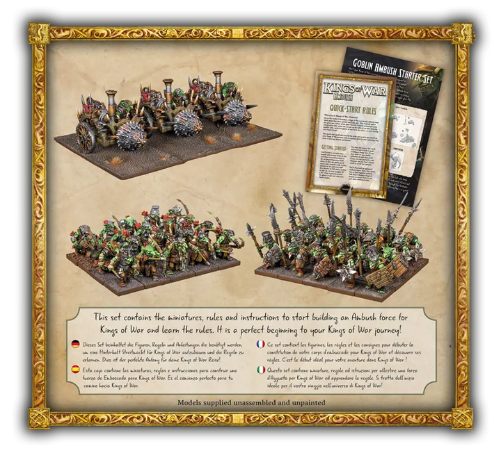 Kings of War: Goblin - Ambush - Starter Set (EN) - Mantic Games - Miniature Games