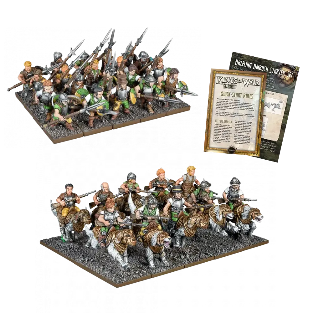 Kings of War: Halfling - Ambush - Starter Set (EN) - Mantic Games - Miniature Games