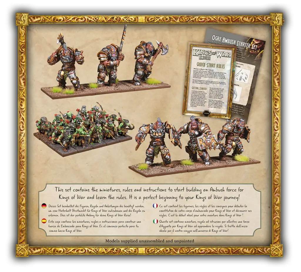 Kings of War: Ogre - Ambush - Starter Set (EN) - Mantic Games - Miniature Games