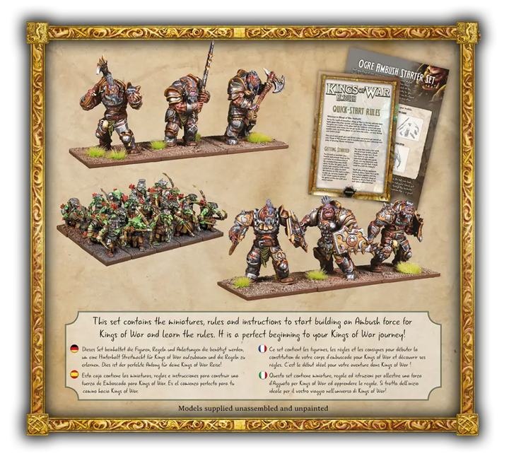 Kings of War: Ogre - Ambush - Starter Set (EN) - Mantic Games - Miniature Games
