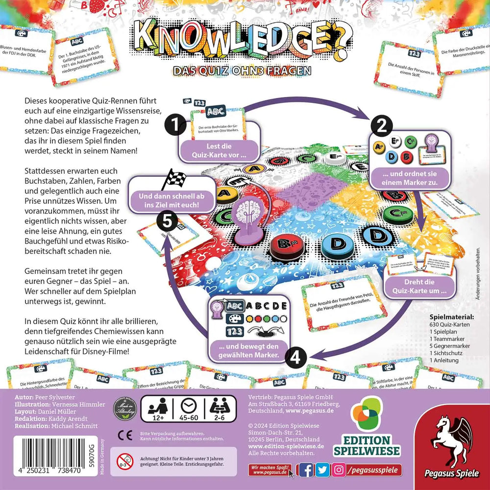 Knowledge? Das Quiz ohne Fragen (DE) - Edition Spielwiese - Board Games