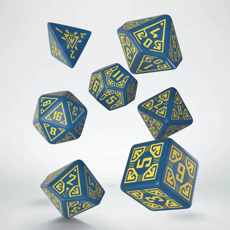 Arcade Blue & Yellow Dice Set - Q Workshop - Accessories