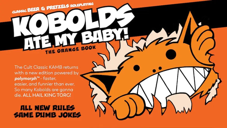 Kobolds Ate My Baby RPG: Orange Book - 9th Level Games - Roleplaying Games