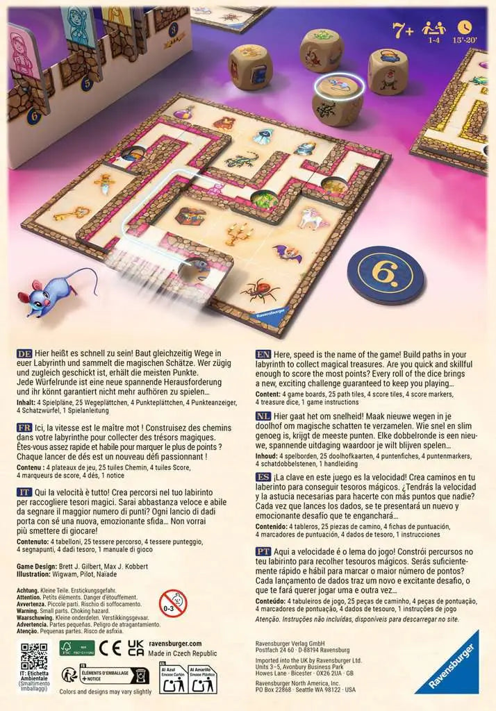 Labyrinth: GO! (DE/EN/FR/IT) - Ravensburger - Board Games