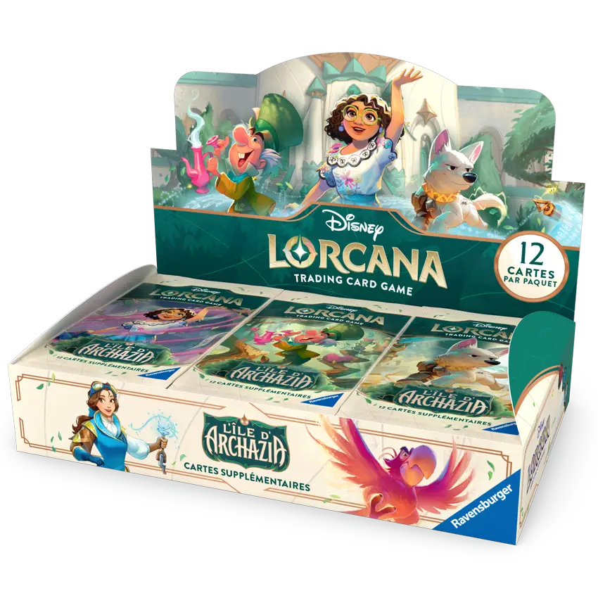 Disney Lorcana: L’île d’Archazia - Booster Display (24 Booster) (FR) - Ravensburger - Card Games