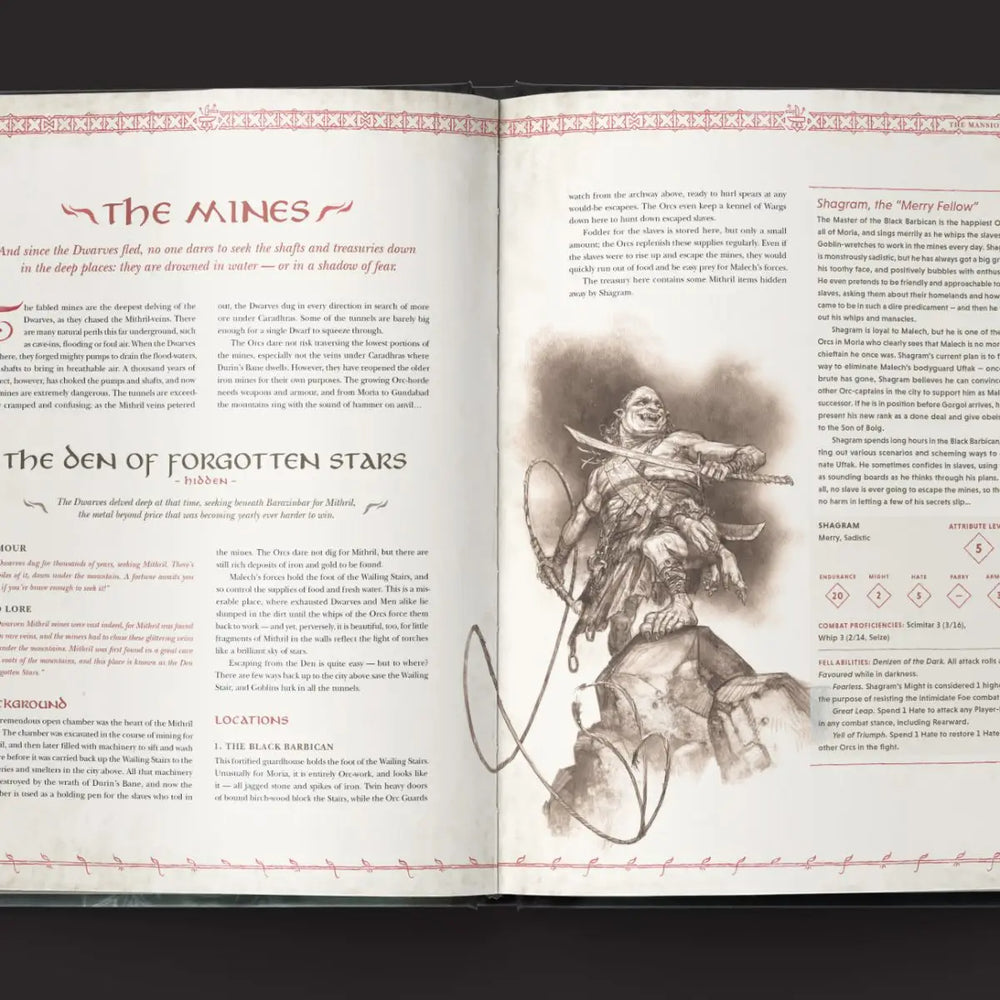 Lord of the Rings RPG: 5E - Moria - Shadow of Khazad-Dum (EN) - Free League Publishing - Roleplaying Games