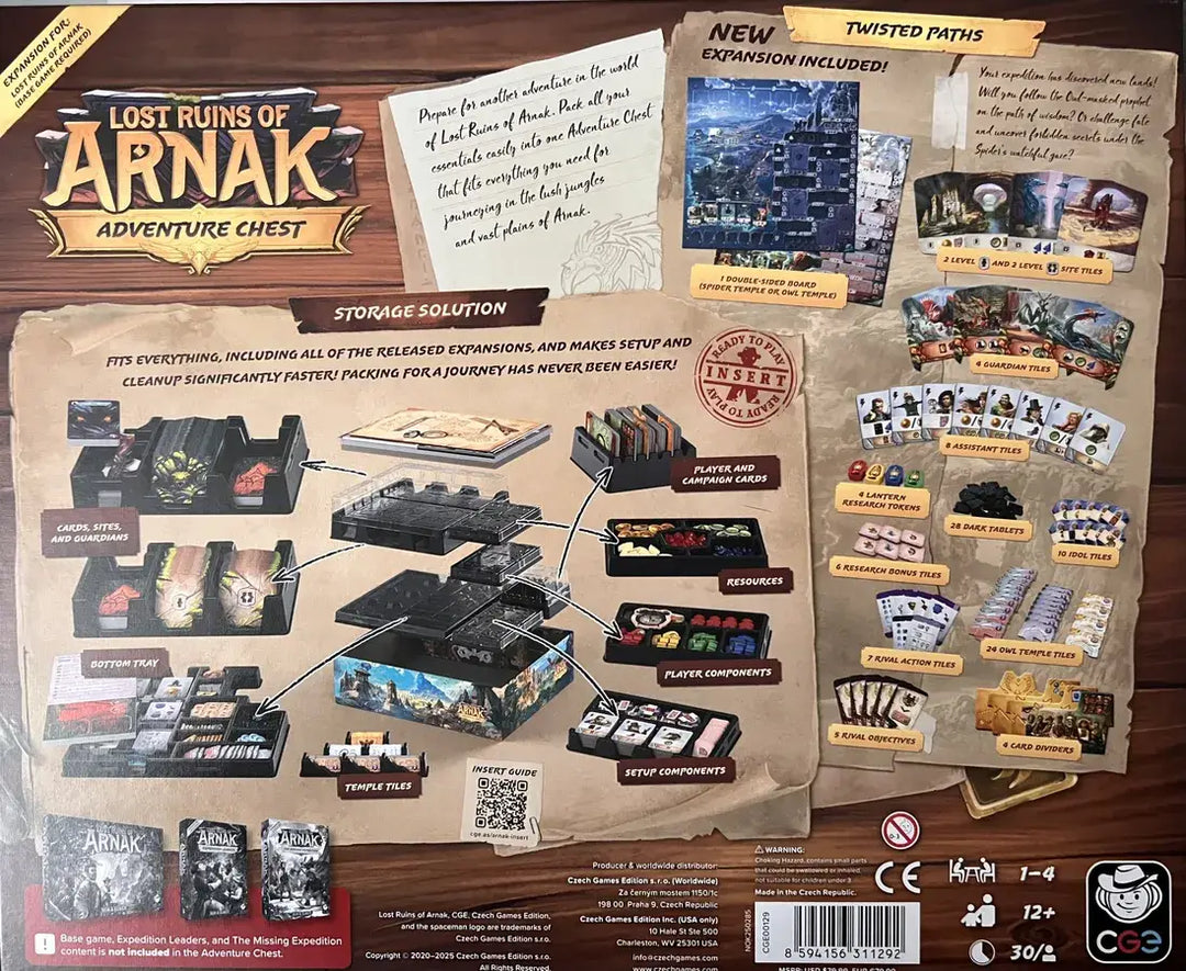 Lost Ruins of Arnak: Twisted Paths (EN) - Czech Games Edition - Board Games