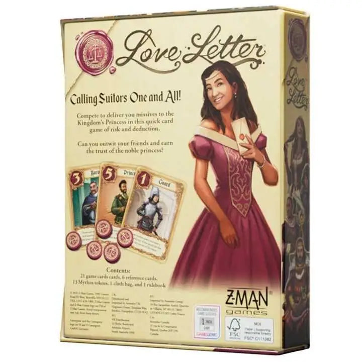 Love Letter: Classic (EN) - Z Man Games - Board Games