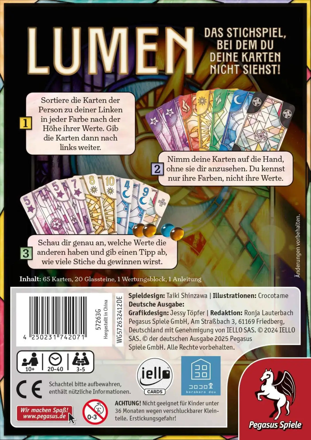 Lumen (DE) Pegasus Spiele Board Games