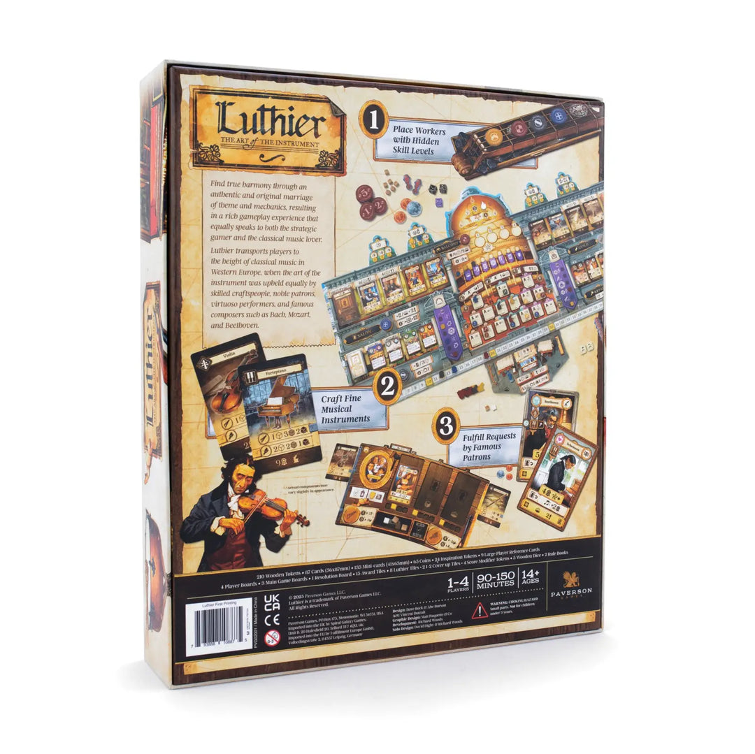 Luthier: The Art of the Instrument (EN) - Paverson Games - Board Games