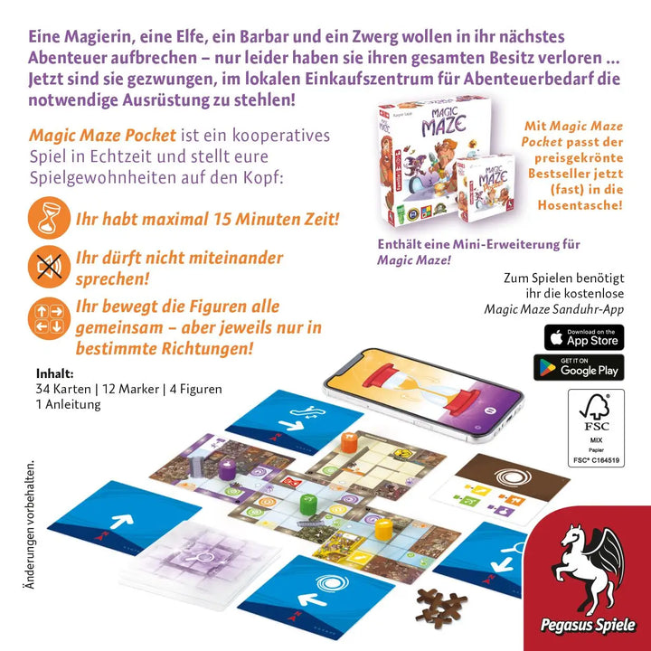 Magic Maze: Pocket (DE) - Pegasus Spiele - Board Games