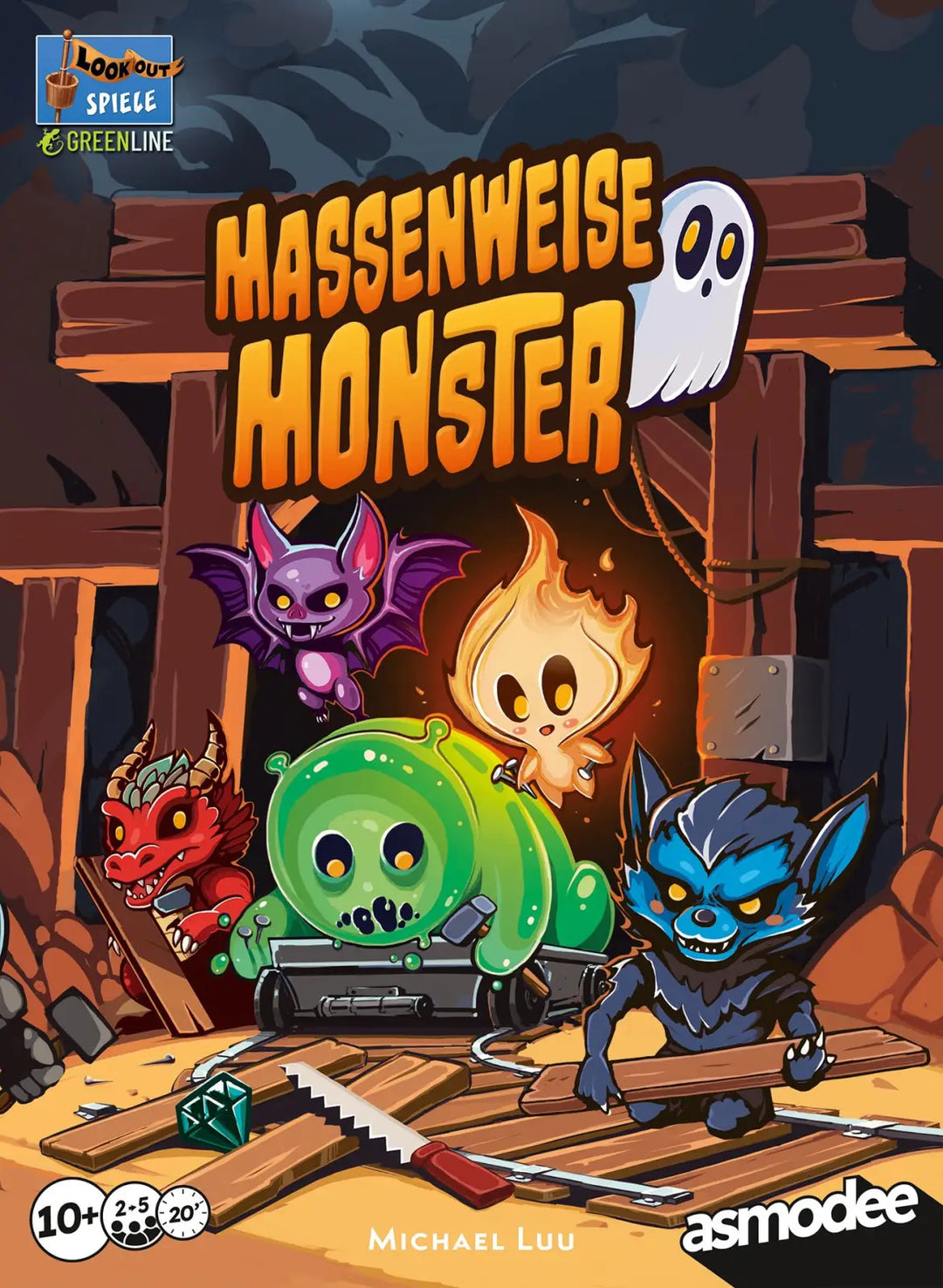 Massenweise Monster (DE) - Lookout Games - Board Games