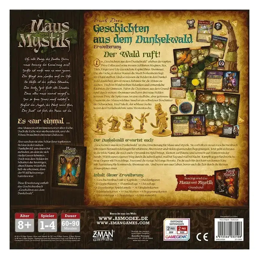 Maus & Mystik: Geschichten aus dem Dunkelwald (DE) - Plaid Hat Games - Board Games