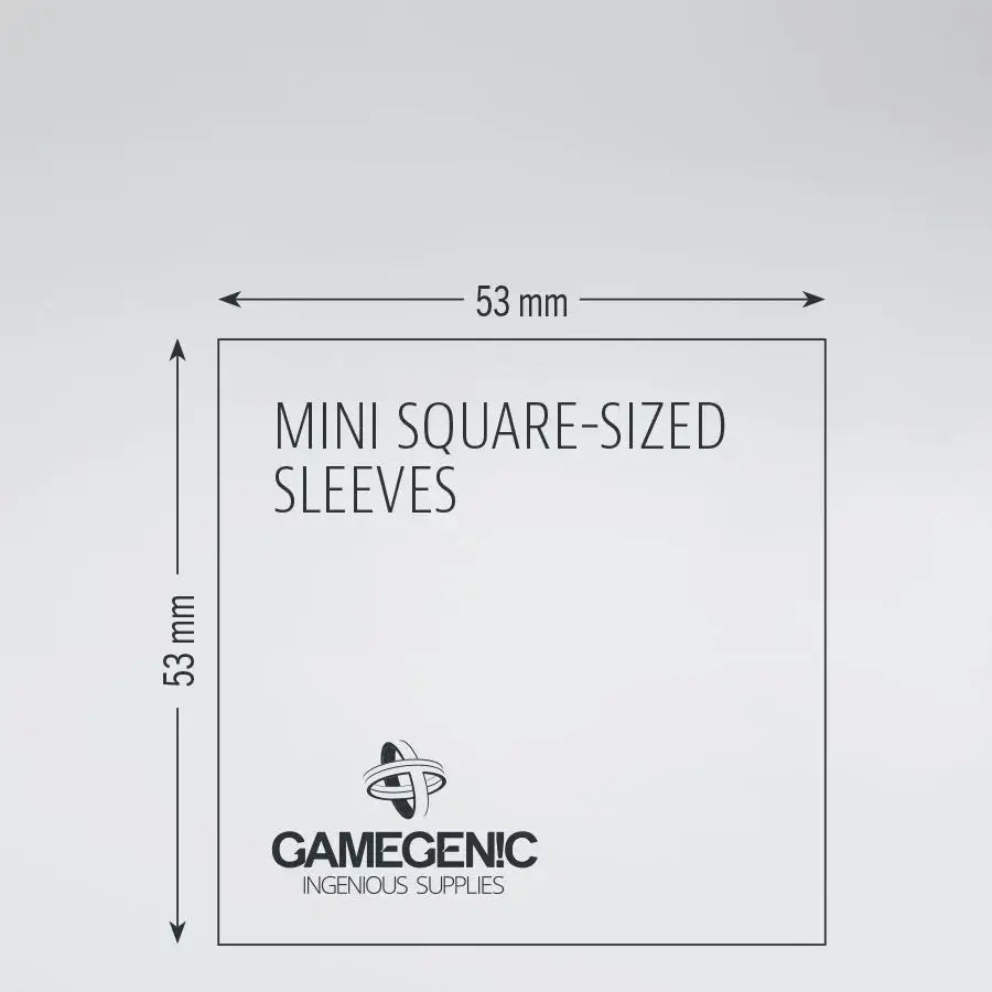 Prime Sleeves: Board Game - Mini Squared - Dark Blue (60) - Gamegenic - Accessories