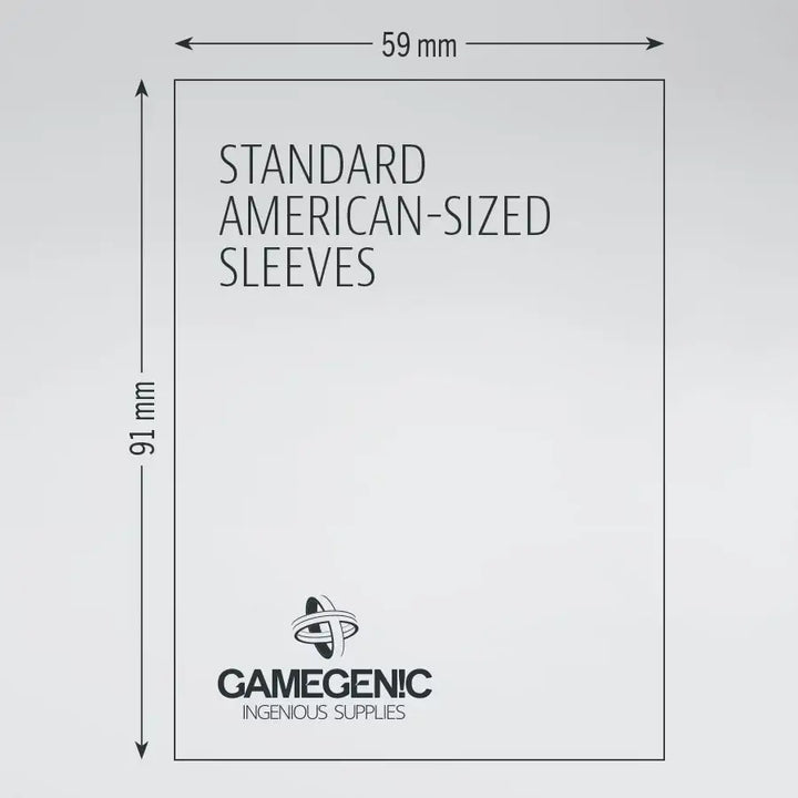 Prime Sleeves: Board Game - Standard American - Green (60) - Gamegenic - Accessories