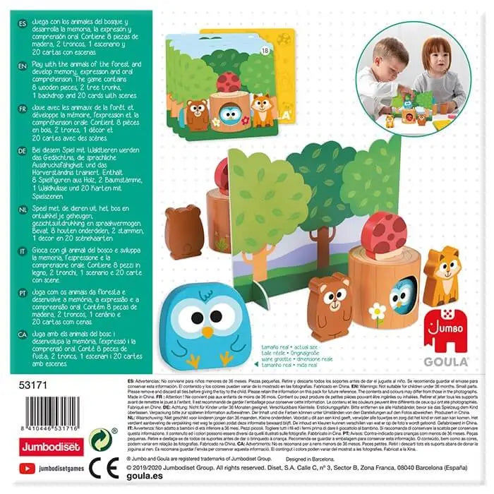 Memo Friends (DE/EN/IT/FR) - Jumbo - Board Games