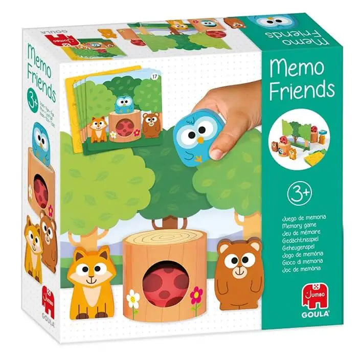 Memo Friends (DE/EN/IT/FR) - Jumbo - Board Games