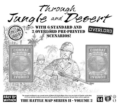 Memoir ’44: The Battle Map Series II – Vol 2 – Throught Jungle and Desert (EN) - Days of Wonder - Board Games