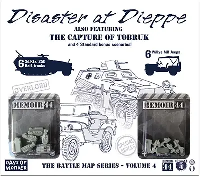 Memoir ’44: The Battle Map Series II – Vol 4 – Disaster at Diepper (EN) - Days of Wonder - Board Games