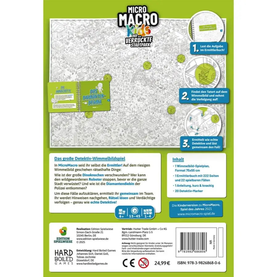 MicroMacro: Kids - Der verrückte Stadtpark (DE) - Edition Spielwiese - Board Games