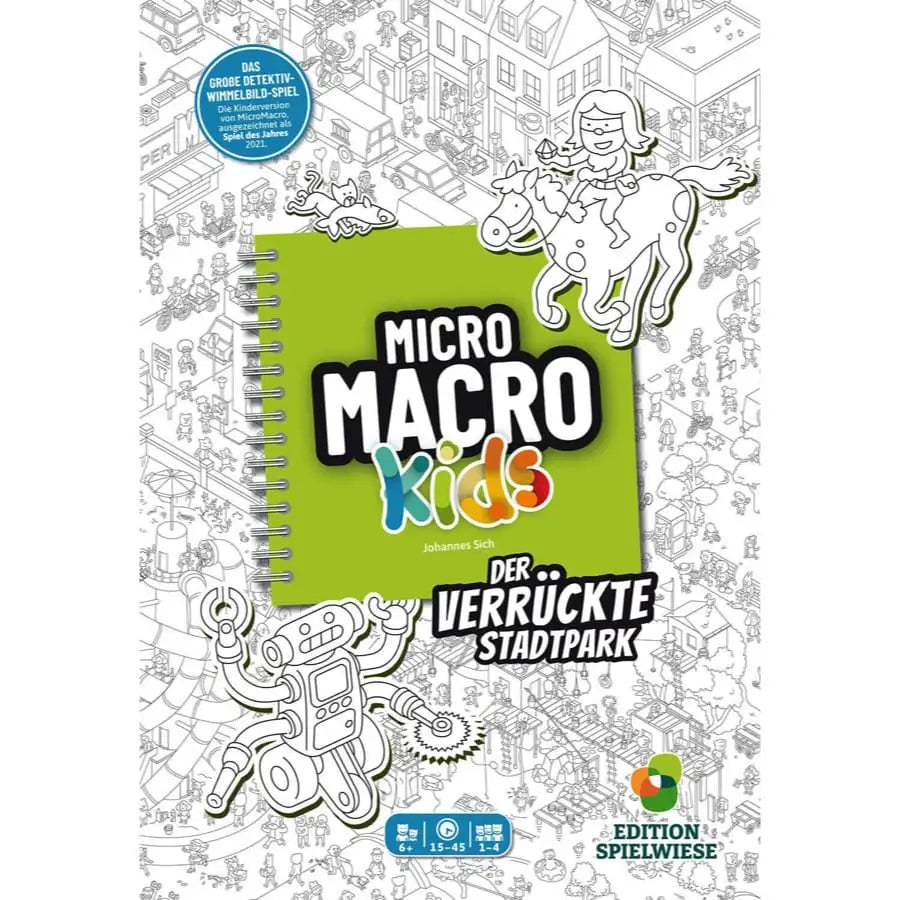 MicroMacro: Kids - Der verrückte Stadtpark (DE) - Edition Spielwiese - Board Games