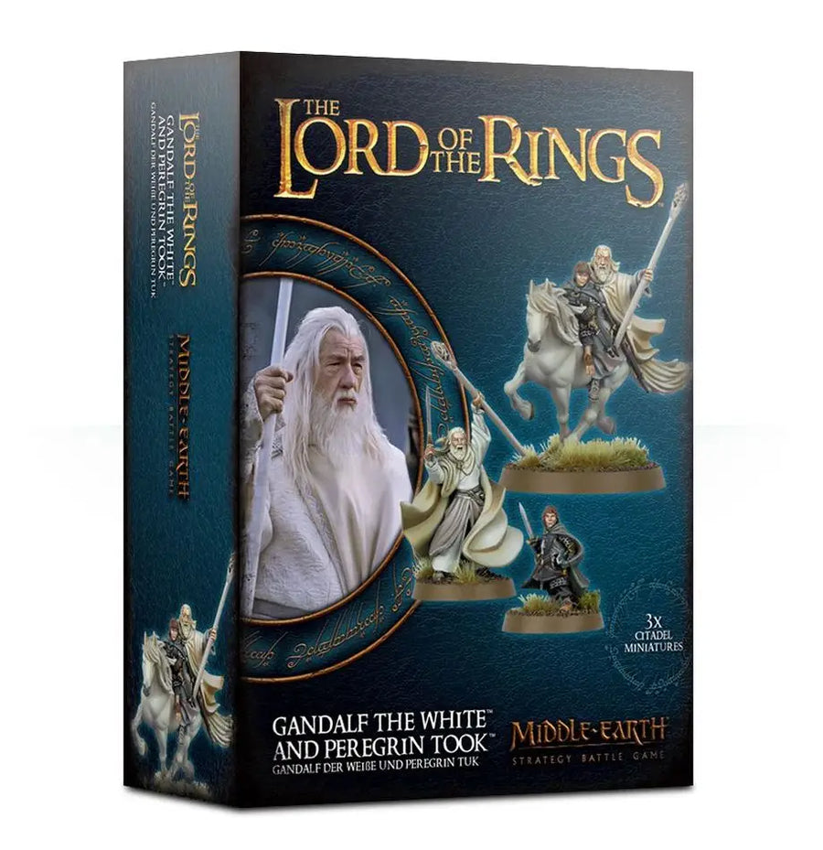 Middle Earth: Lord of the Rings - Gandalf der Weisse und Peregrin Tuk (DE) - Games Workshop - Miniature Games