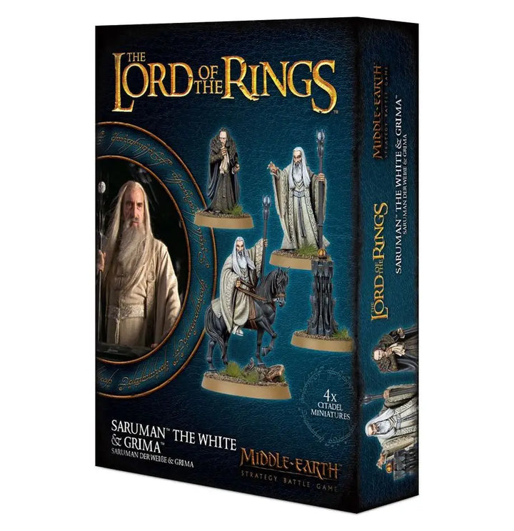 Middle Earth: Lord of the Rings - Saruman der Weisse & Grima - Games Workshop - Miniature Games