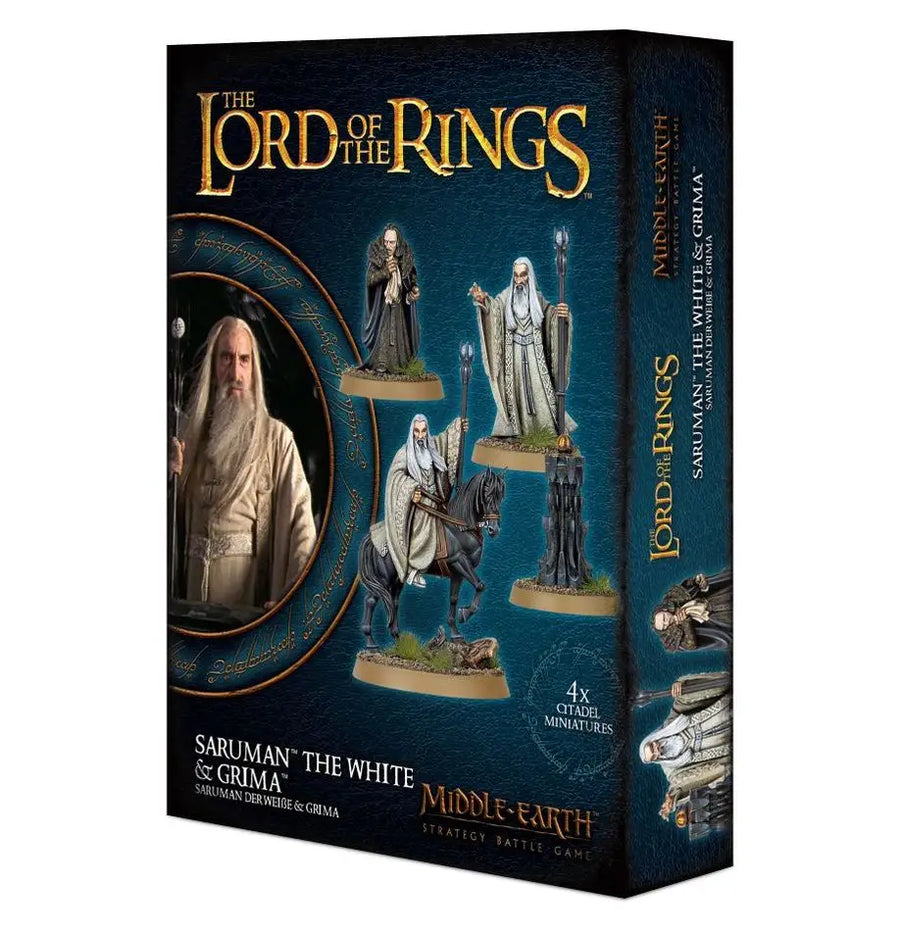 Middle Earth: Lord of the Rings - Saruman der Weisse & Grima - Games Workshop - Miniature Games