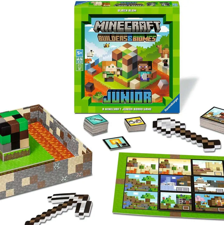 Minecraft: Builders & Biomes - Junior (DE/EN/FR/IT) - Ravensburger - Board Games