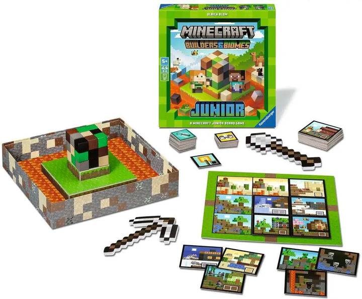 Minecraft: Builders & Biomes - Junior (DE/EN/FR/IT) - Ravensburger - Board Games