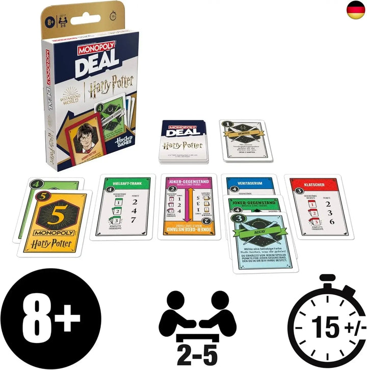 Monopoly: Deal - Harry Potter (DE) - Hasbro - Board Games