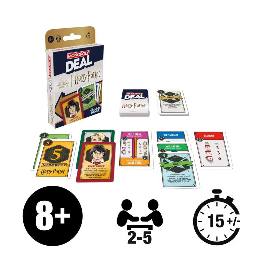 Monopoly: Deal - Harry Potter (EN) - Hasbro UK - Board Games