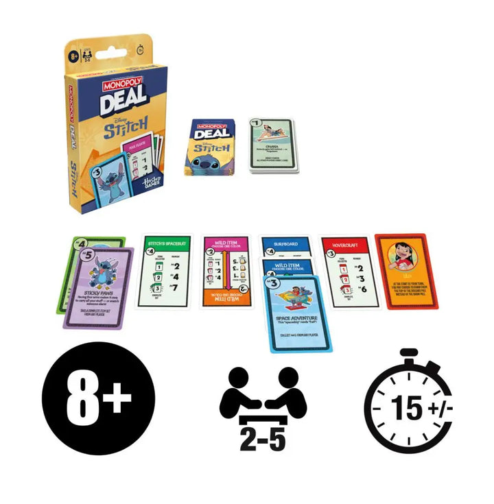 Monopoly: Deal - Stitch (DE) - Hasbro - Board Games