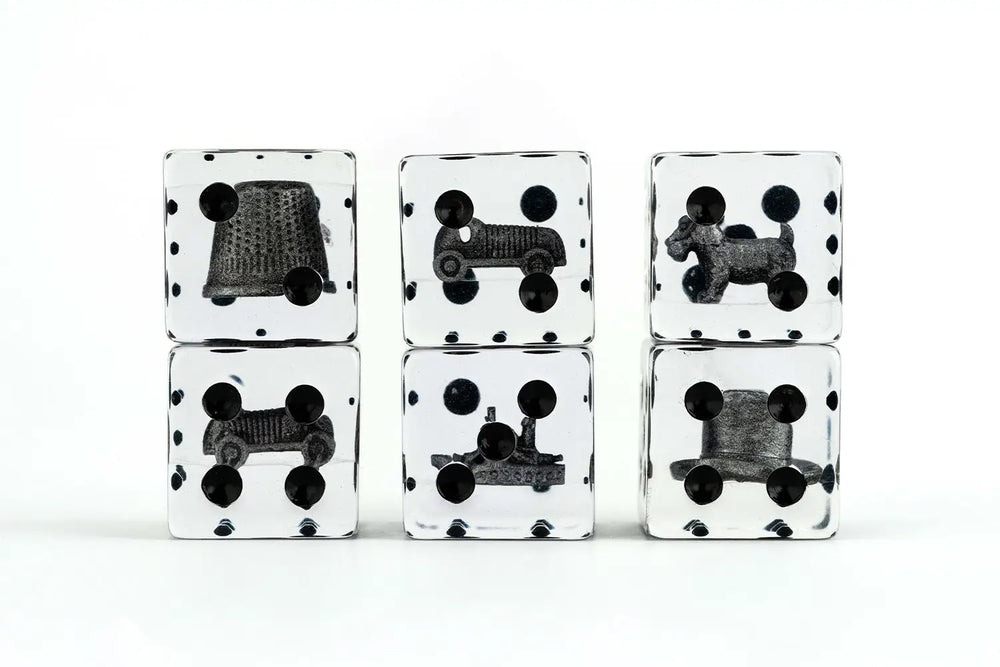 Monopoly: Oversized Dice Set - Token Inclusion - FanRoll - Accessories