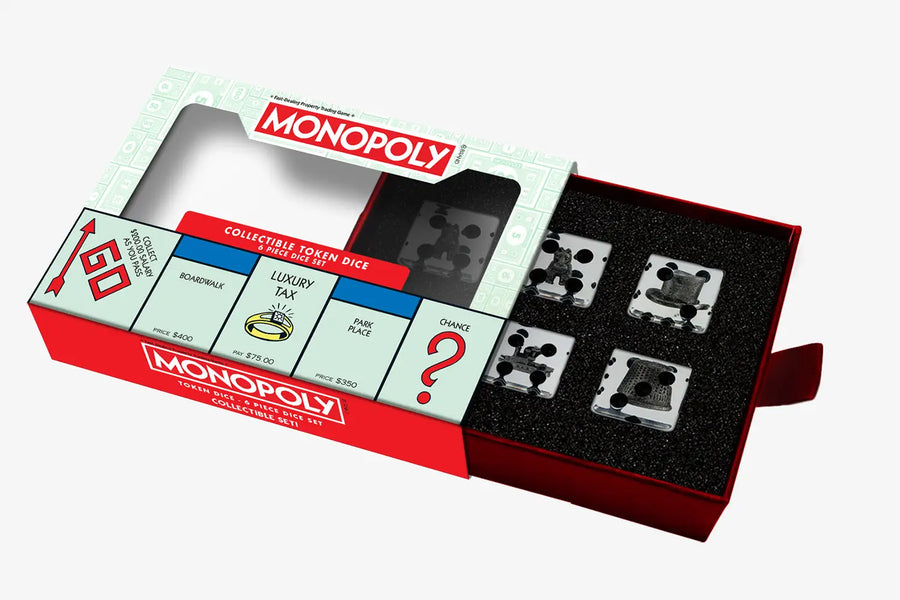 Monopoly: Oversized Dice Set - Token Inclusion - FanRoll - Accessories