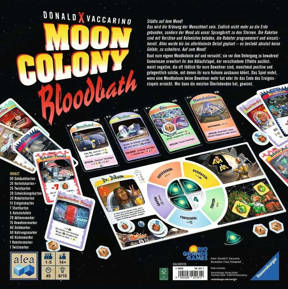 Moon Colony Bloodbath (DE) - Ravensburger - Board Games