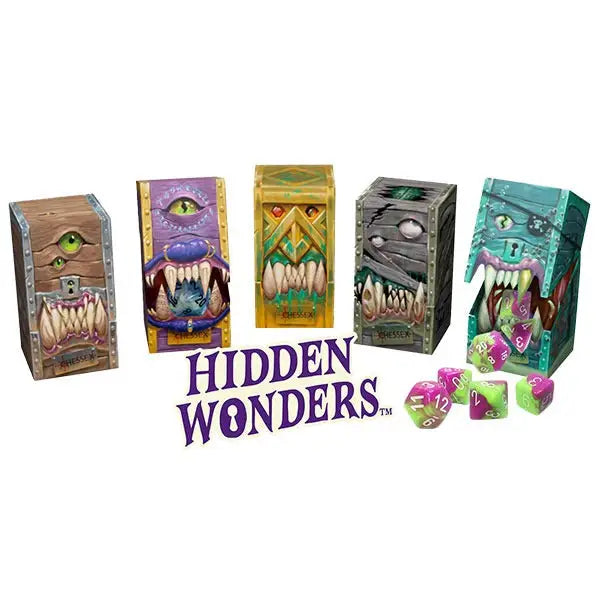 Mystery Loot: Hidden Wonders - RPG Dice Set - Mimic Box - Chessex - Dices