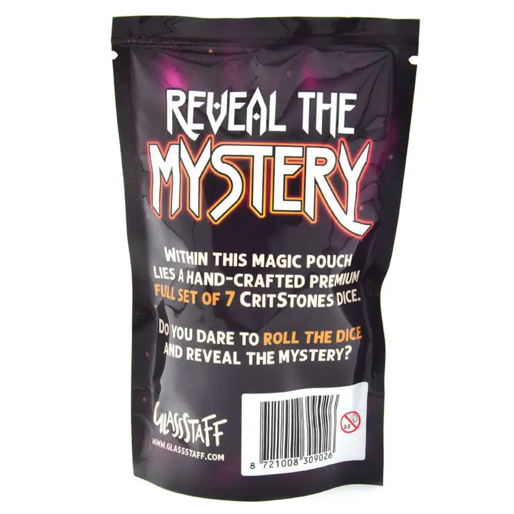 Mystery Loot: RPG Dice Set Critstones Glassstaff Accessories
