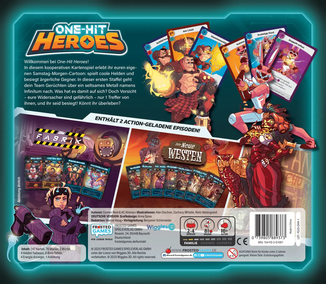 One-Hit Heroes (DE) - Frosted Games - Board Games