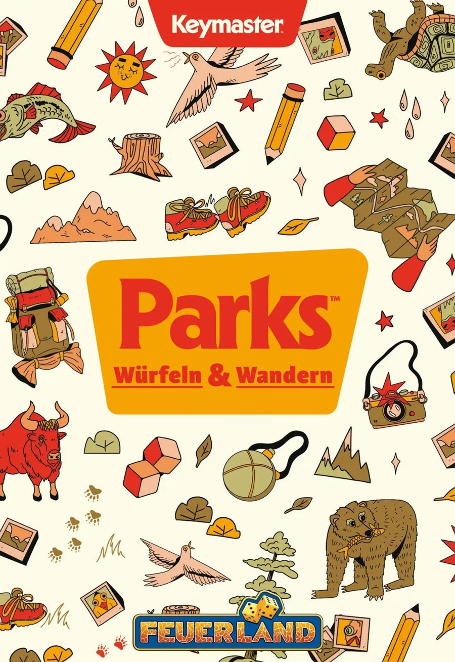Parks: Würfeln & Wandern (DE) - Feuerland - Board Games