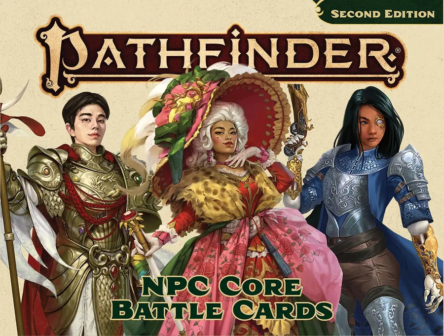 Pathfinder RPG: 2nd Editon - Battle Cards - NPC Core - Paizo Publishing - Roleplaying Games
