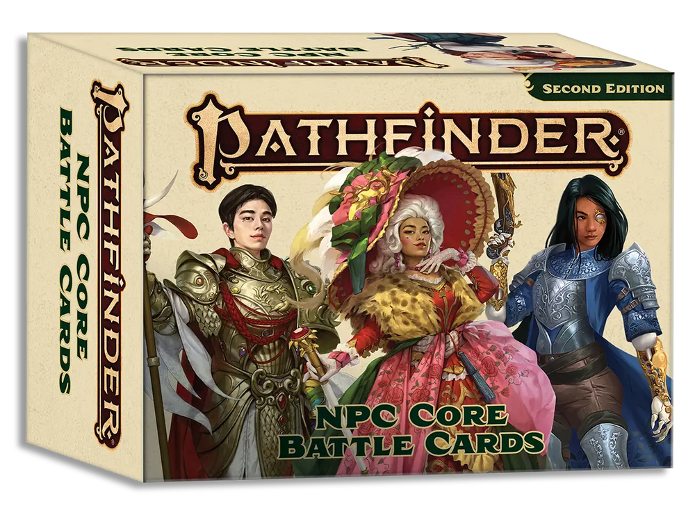 Pathfinder RPG: 2nd Editon - Battle Cards - NPC Core - Paizo Publishing - Roleplaying Games