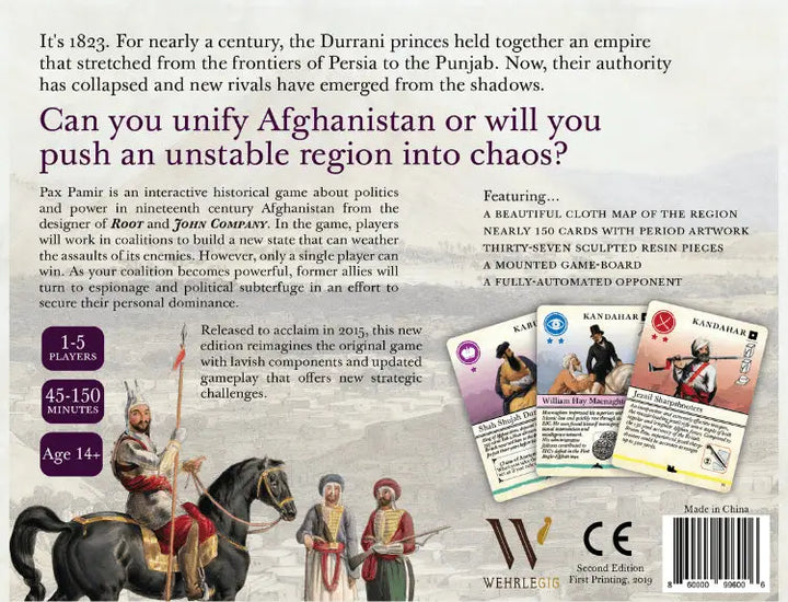 Pax Pamir: Second Edition (EN) - Wehrle GiG - Board Games