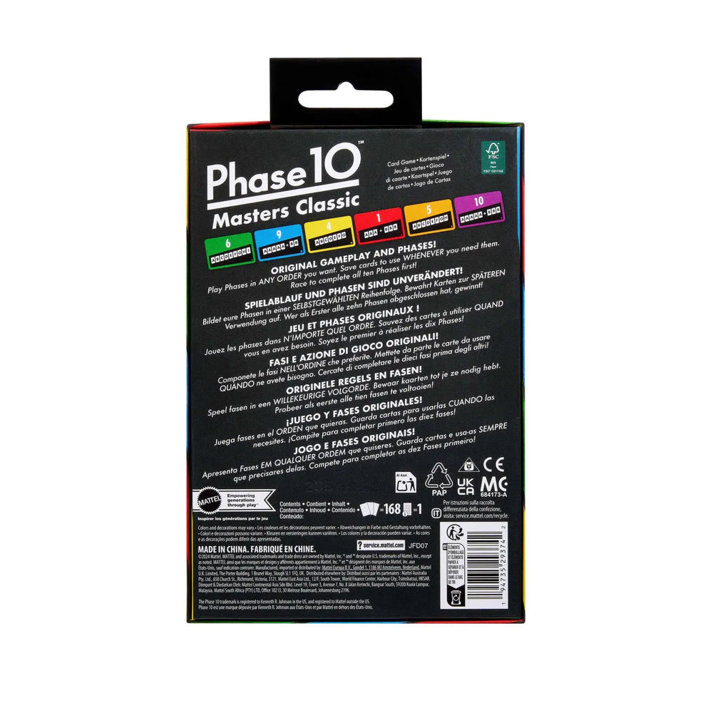 Phase 10: Masters Classic (DE) - Mattel - Board Games