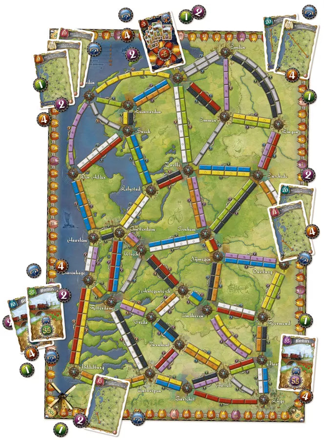 Ticket to Ride: Map Collection Volume 4 - Nederland (EN/DE/FR)