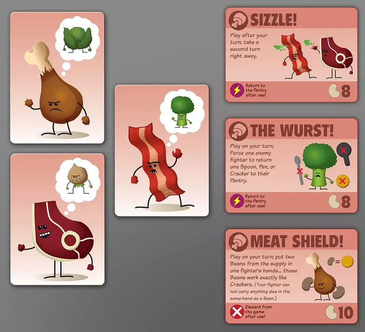 Foodfighters (EN) - Kids Table Board Gaming - Board Games