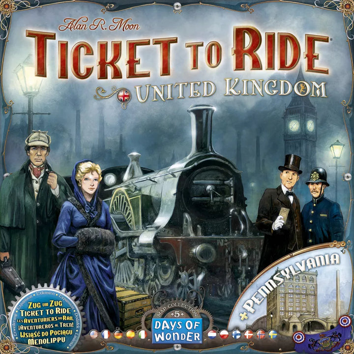 Ticket to Ride: Map Collection Volume 5 - United Kingdom & Pennsylvania (EN/DE/FR)