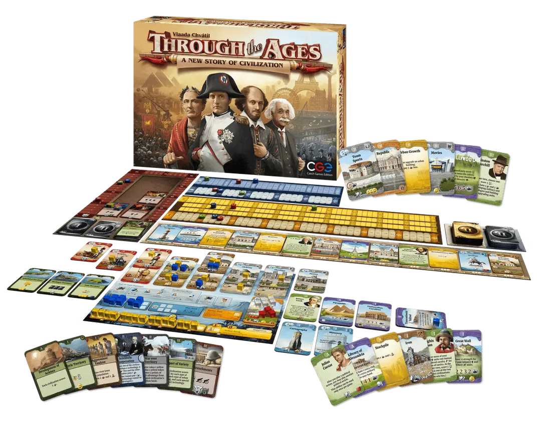 Through the Ages: Eine neue Geschichte der Zivilisation (DE) - Czech Games Edition - Board Games