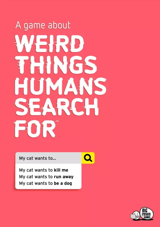 Weird Things Humans Search For (EN) - Big Potatoe Games - Board Games