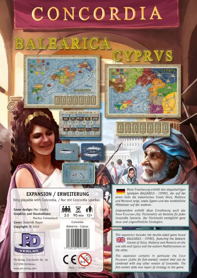 Concordia: Balearica/Cyprus (EN/DE) - Rio Grande Games - Board Games